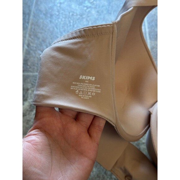 Skims Fits Everybody T-shirt Demi Bra Clay 44C - Picture 7 of 7